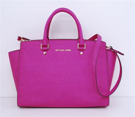 michael kors pink and black bag|michael kors pink bag price.